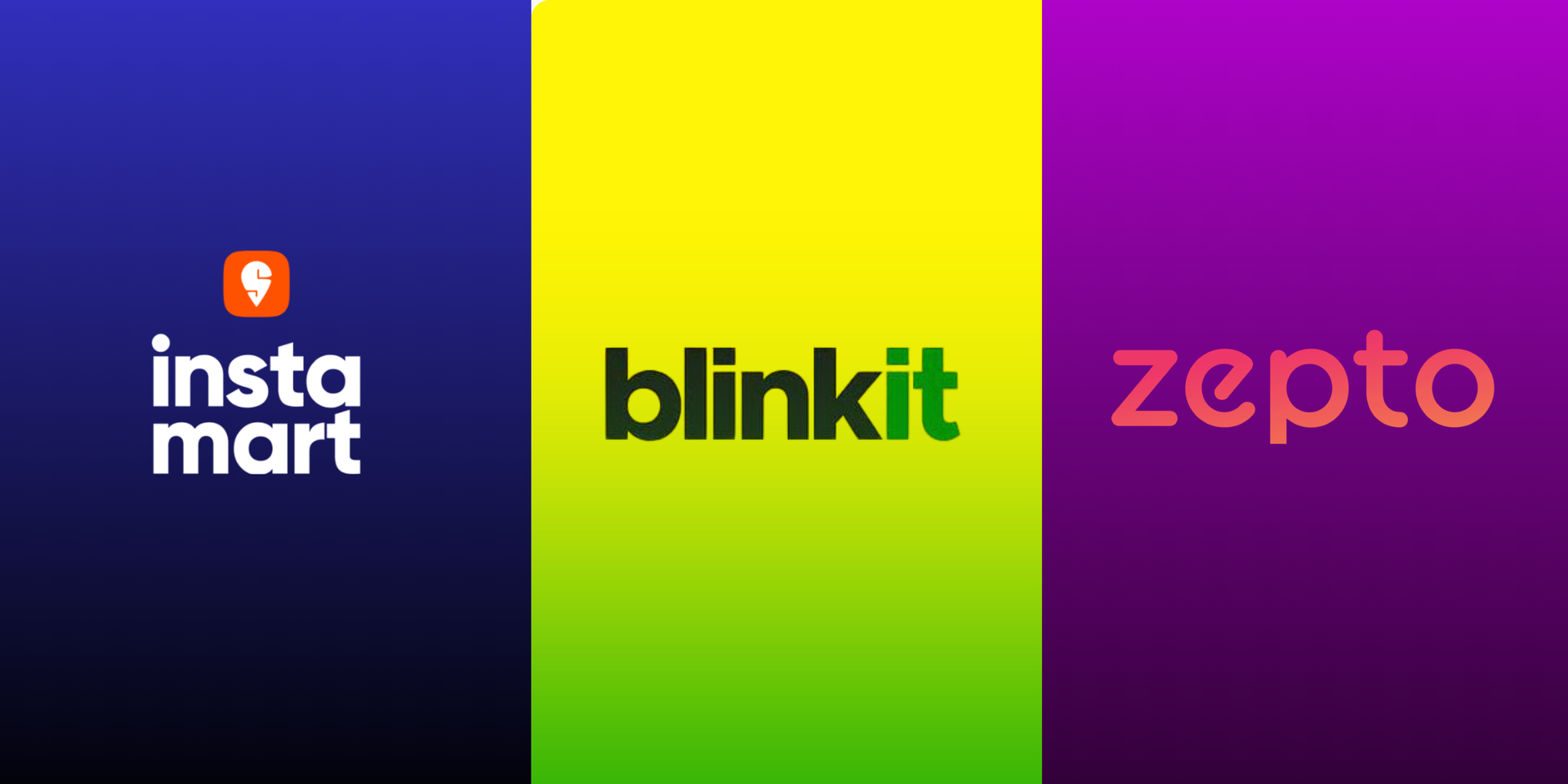 Blinkit Zepto Swiggy